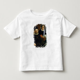 Camiseta Infantil Retrato de Manet de M e de Sra. Auguste Manet