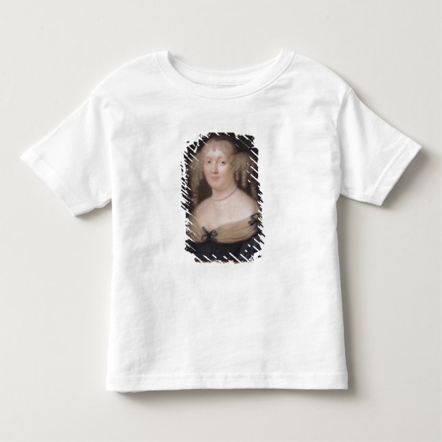 Camiseta Infantil Retrato de Marie de Rabutin-Chantal Marquise (Frente)