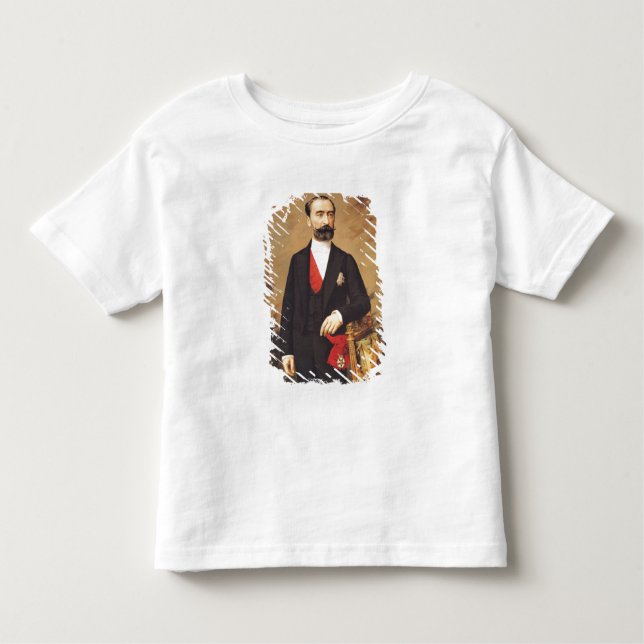 Camiseta Infantil Retrato de Marie Francois Sadi Carnot 1887 (Frente)