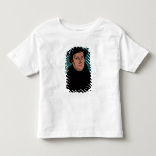 Camiseta Infantil Retrato de Martin Luther, 1529