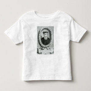 Camiseta Infantil Retrato de Michel de Nostredame