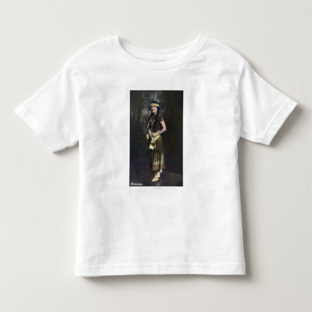 Camiseta Infantil Retrato de Minnehaha (Frente)