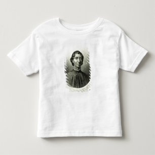Camiseta Infantil Retrato de Niccolo Machiavelli