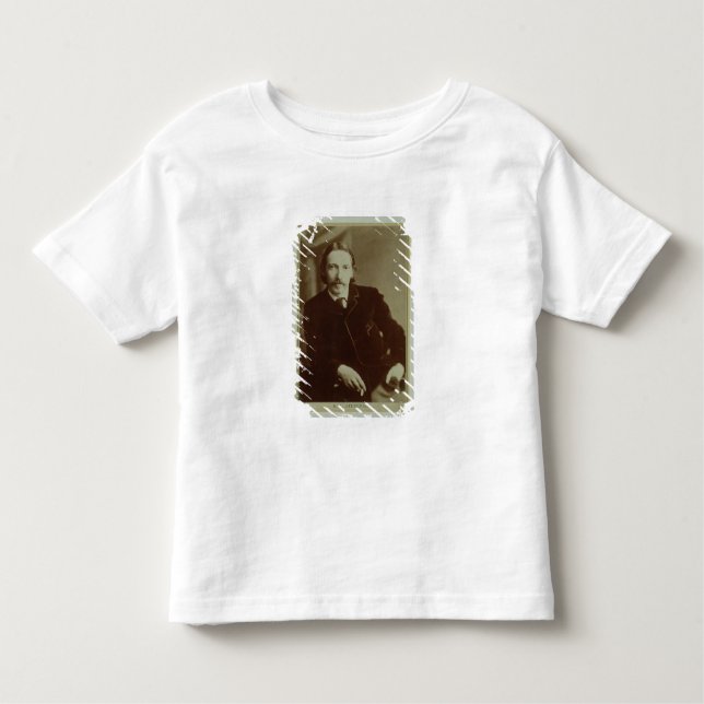 Camiseta Infantil Retrato de Robert Louis Balfour Stevenson (1850-9 (Frente)