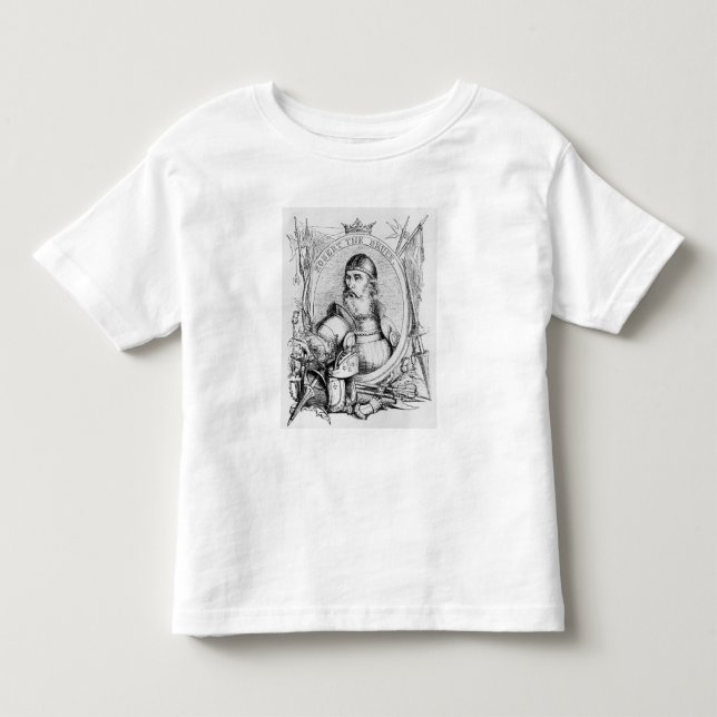 Camiseta Infantil Retrato de Robert o Bruce (Frente)