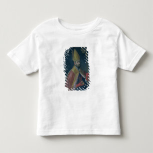 Camiseta Infantil Retrato de São Nicolau, 1700 (óleo em canvas)