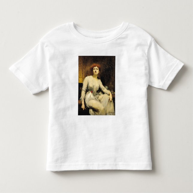 Camiseta Infantil Retrato de Severine 1893 (Frente)