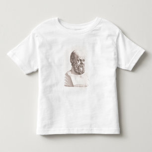 Camiseta Infantil Retrato de Socrates