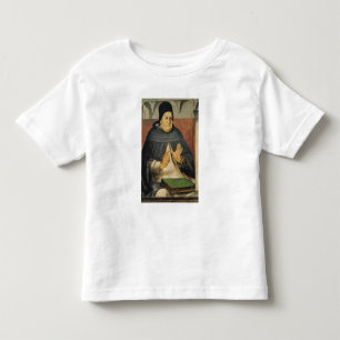 Camiseta Infantil Retrato de St Thomas Aquinas c.1475