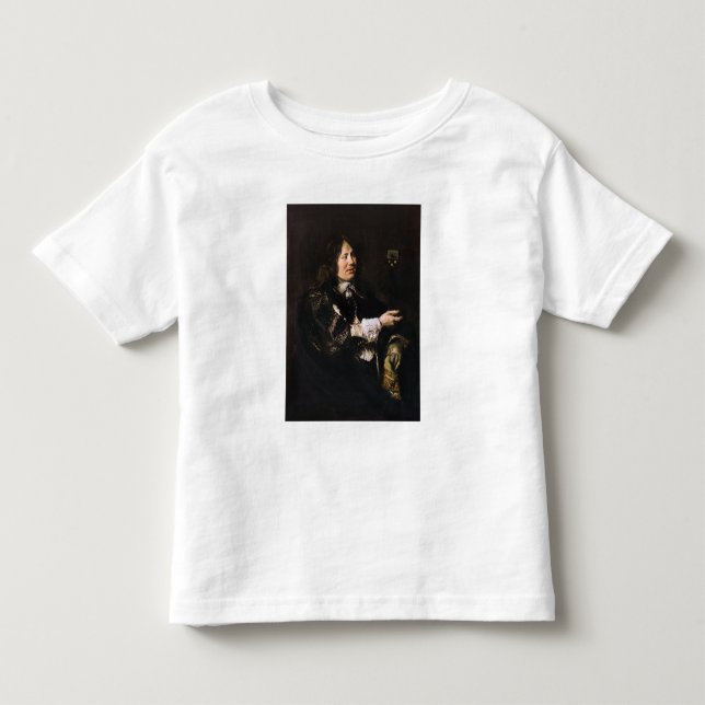 Camiseta Infantil Retrato de Stephanus Geeraerdts (Frente)