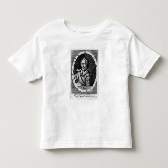 Camiseta Infantil Retrato de Thomas Cavendish (Frente)