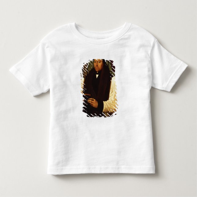 Camiseta Infantil Retrato de Thomas Cranmer 1546 (Frente)