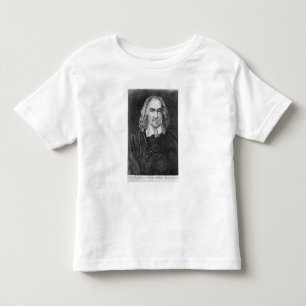 Camiseta Infantil Retrato de Thomas Hobbes