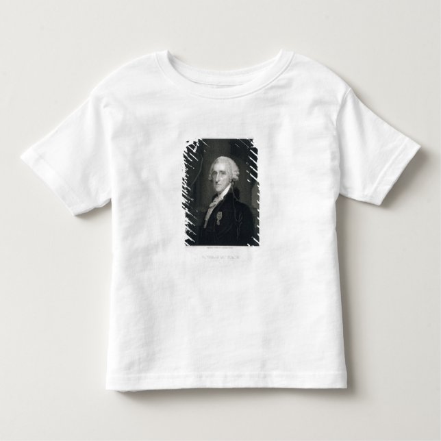 Camiseta Infantil Retrato de Thomas McKean, gravado por Thomas B.W (Frente)