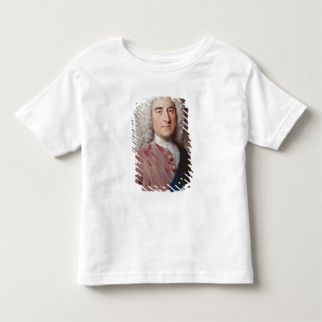 Camiseta Infantil Retrato de Thomas Pelham Holles (Frente)
