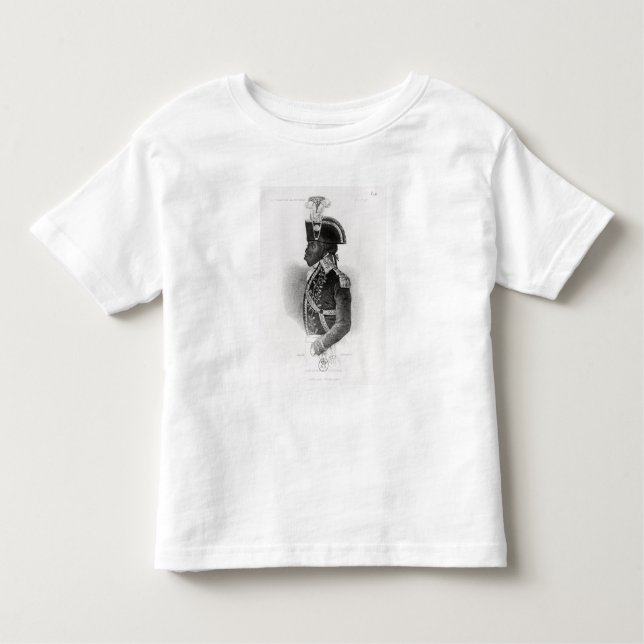 Camiseta Infantil Retrato de Toussaint L'Ouverture (Frente)