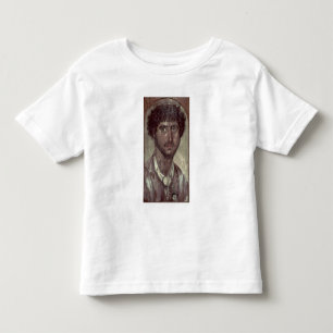 Camiseta Infantil Retrato de um grego, de Fayum, Romano-Egípcio,