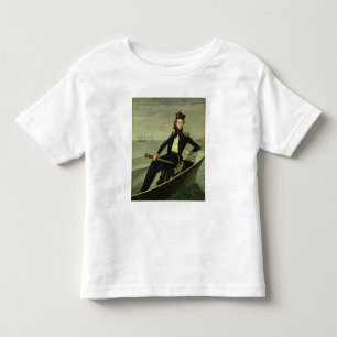 Camiseta Infantil Retrato de um oficial naval dinamarquês novo, 184