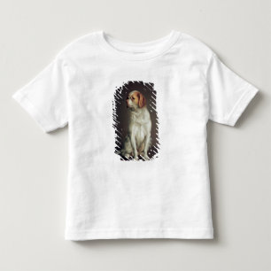 Camiseta Infantil Retrato de um Spaniel de rei Charles