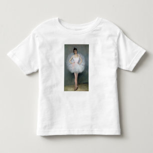 Camiseta Infantil Retrato de uma bailarina nova