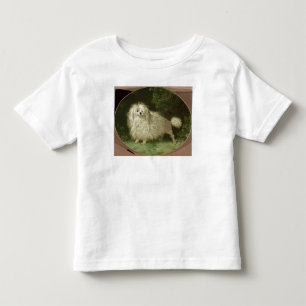 Camiseta Infantil Retrato de uma caniche