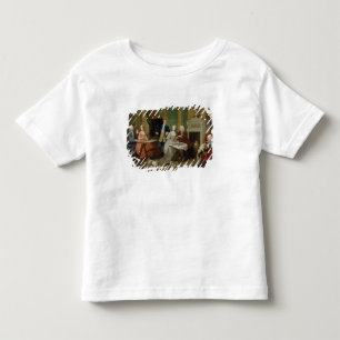 Camiseta Infantil Retrato de uma família, 1730s (óleo em canvas)