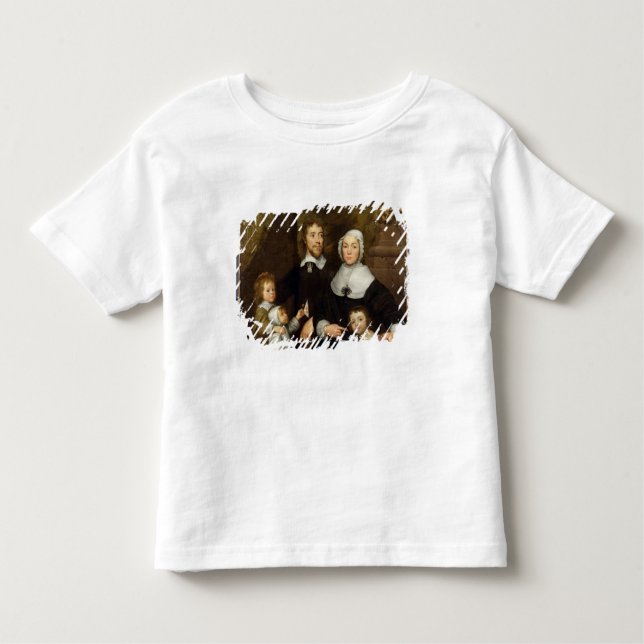 Camiseta Infantil Retrato de uma família, provavelmente de que do (Frente)
