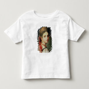 Camiseta Infantil Retrato de uma Menina em Sarafan e