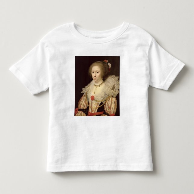 Camiseta Infantil Retrato de uma Mulher 2 (Frente)