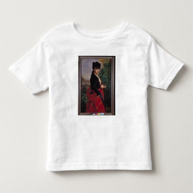 Camiseta Infantil Retrato de uma Mulher Espanhola (Frente)
