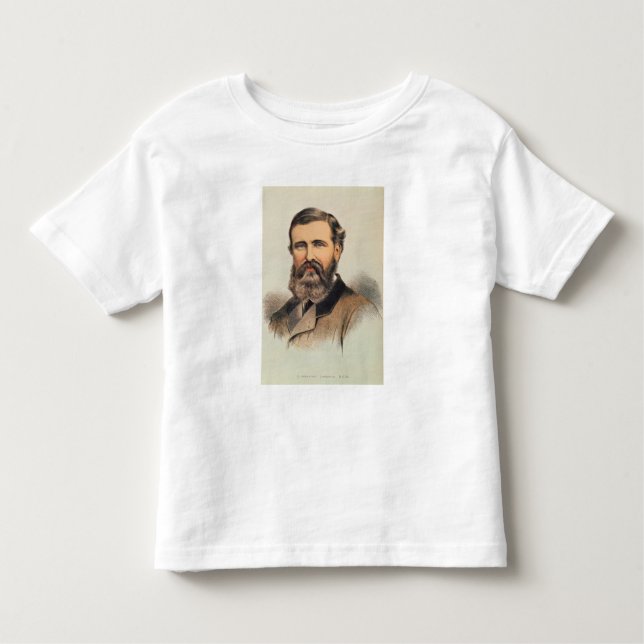 Camiseta Infantil Retrato de Verney Lovett Cameron (Frente)