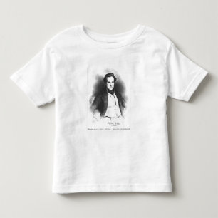 Camiseta Infantil Retrato de Victor Hugo