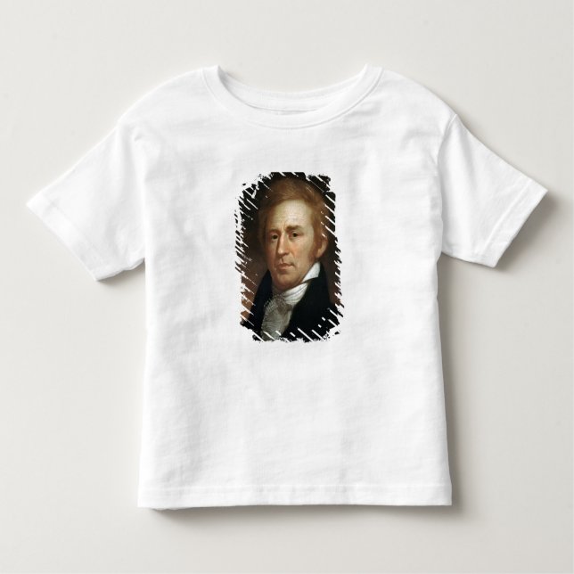 Camiseta Infantil Retrato de William Clark, c.1807 (Frente)