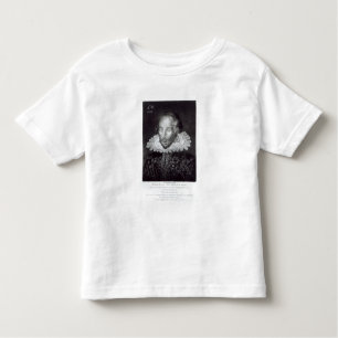 Camiseta Infantil Retrato de William Shakespeare