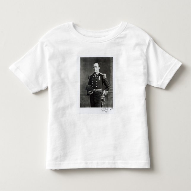 Camiseta Infantil Retrato do capitão Robert Falcão Scott (Frente)