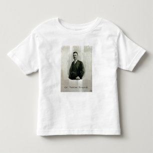Camiseta Infantil Retrato do coronel Theodore Roosevelt (litho)