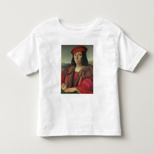 Camiseta Infantil Retrato do della Rovere de Francesco, duque de (Frente)