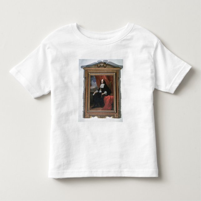 Camiseta Infantil Retrato do duque grande Cosimo III (óleo no canv (Frente)