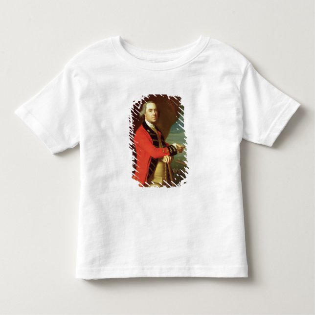 Camiseta Infantil Retrato do general Thomas Gage, c.1768 (óleo no Ca (Frente)