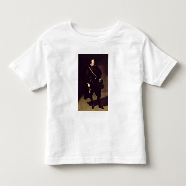 Camiseta Infantil Retrato do Infante Don Carlos c.1626-27 (Frente)