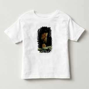 Camiseta Infantil Retrato do lev Tolstoy