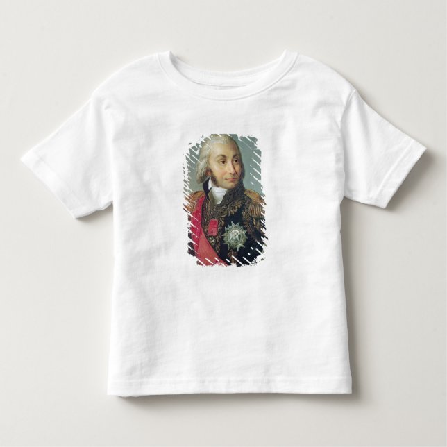 Camiseta Infantil Retrato do marechal Jean-Baptiste Jourdan (Frente)