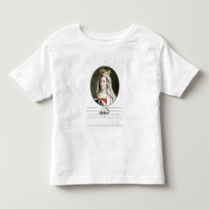 Camiseta Infantil Retrato do Marguerite de Provence (1219-95), 1787