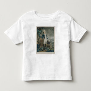 Camiseta Infantil Retrato do marquês de La Fayette