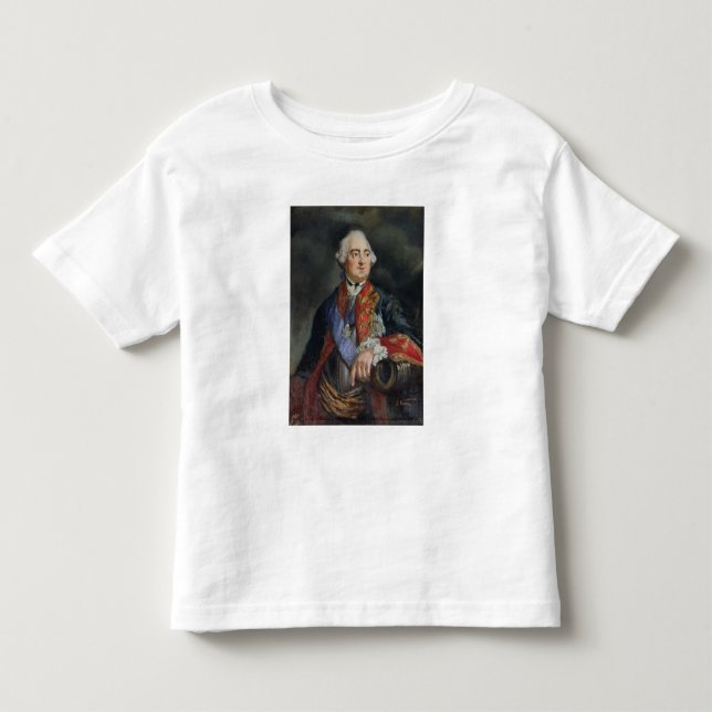 Camiseta Infantil Retrato do matemático Leonhard Euler (Frente)
