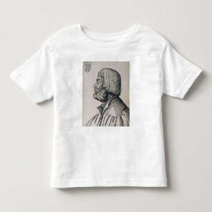 Camiseta Infantil Retrato do perfil de Albrecht Durer, 1527