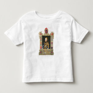 Camiseta Infantil Retrato do rei de Philip II da espanha (1527-98)