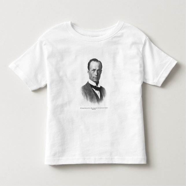 Camiseta Infantil Retrato do senhor Douglas Mawson (Frente)