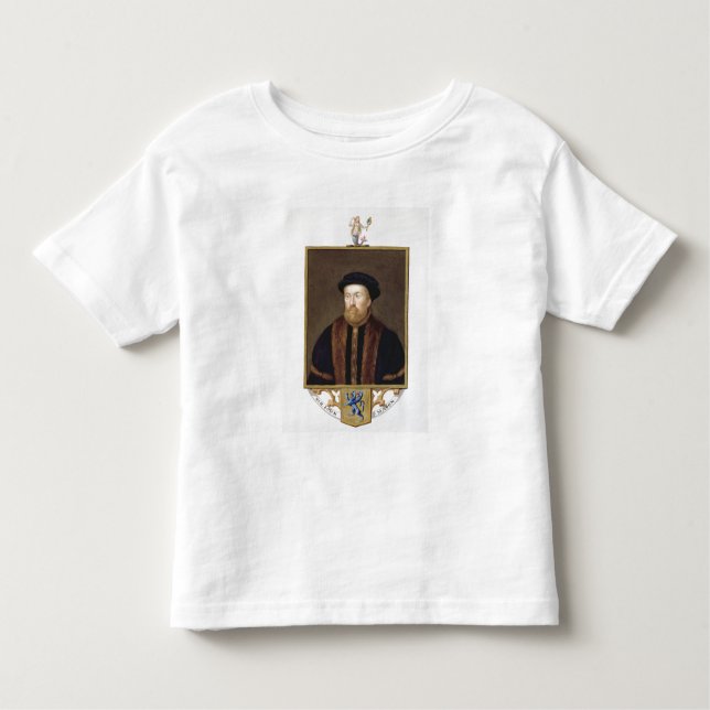 Camiseta Infantil Retrato do senhor John Pedreiro (1503-66) 'das (Frente)