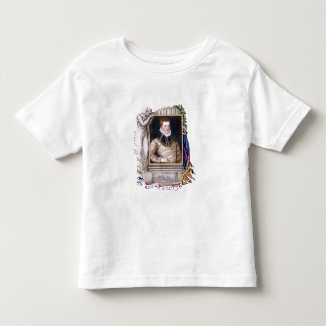 Camiseta Infantil Retrato do senhor Philip Sidney (1554-86) 'do (Frente)